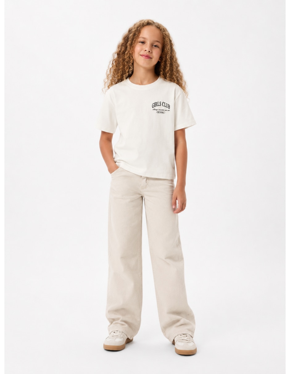Playera manga corta para niña 3