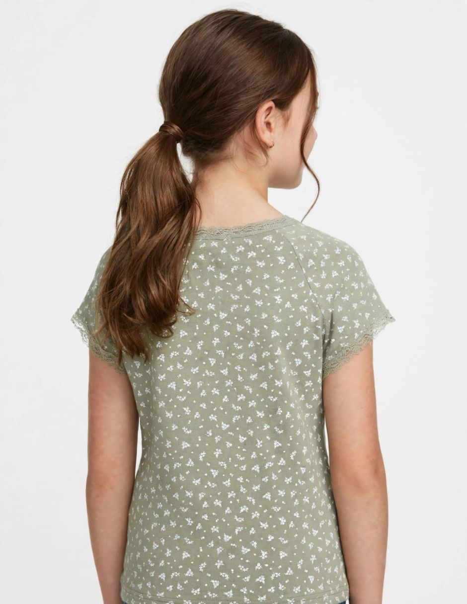 Playera playera manga corta para niña 2