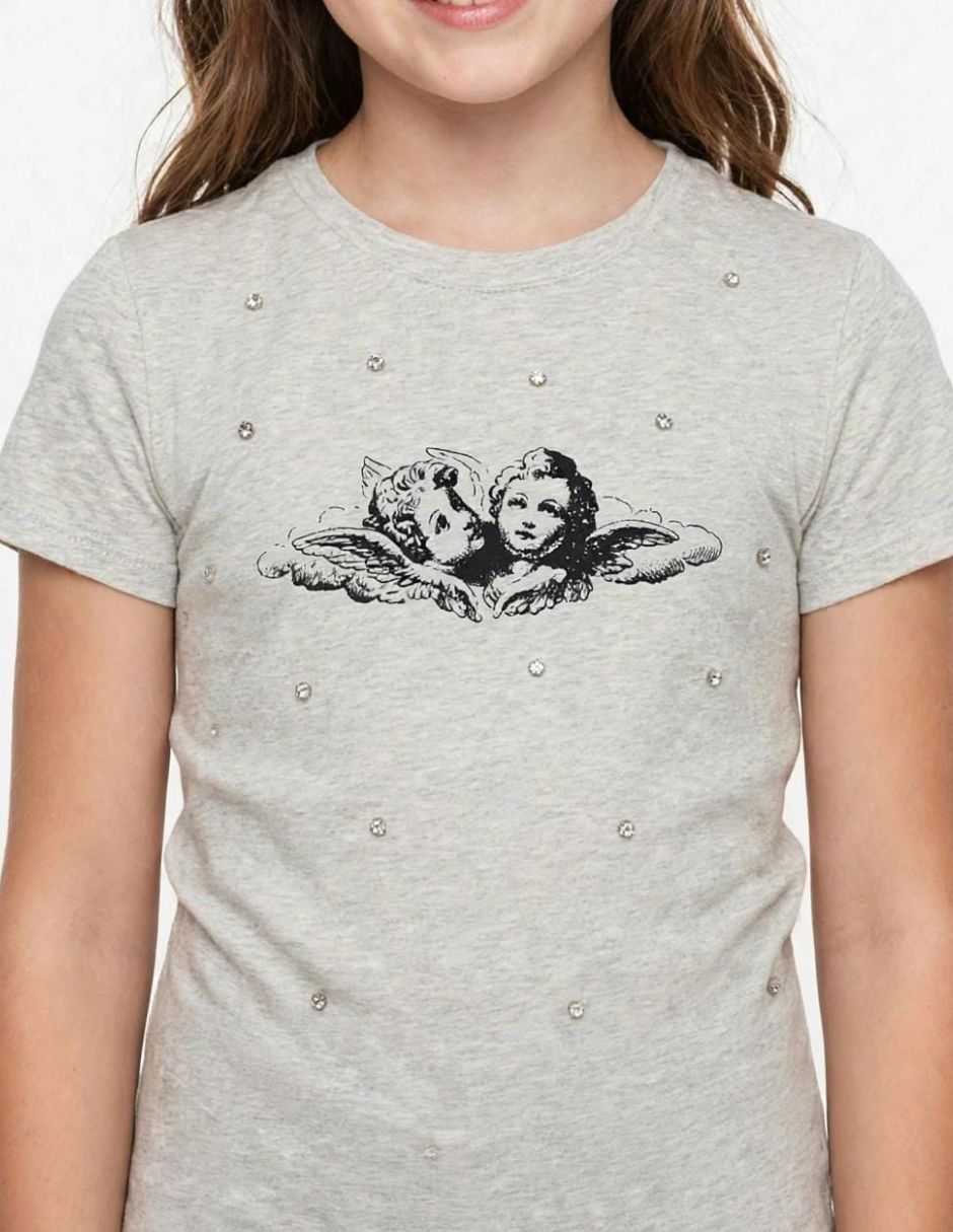 Playera playera manga corta para niña 3
