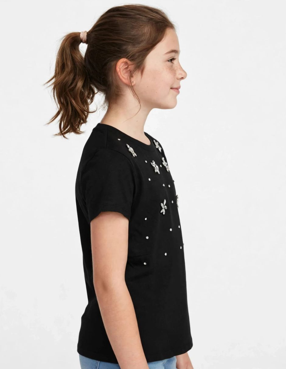 Playera playera manga corta para niña 4