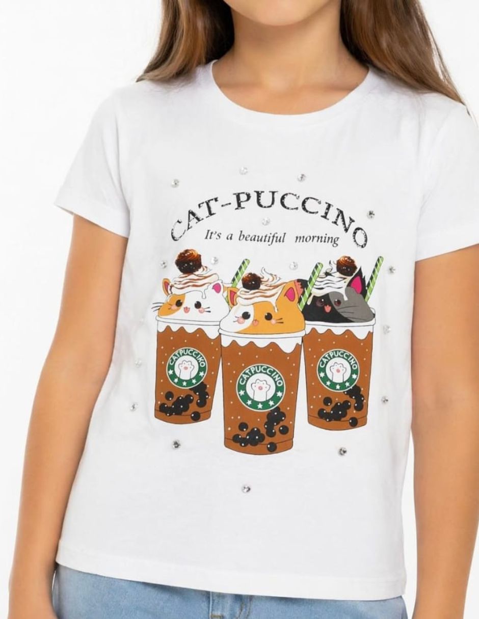 Playera playera manga corta para niña 3