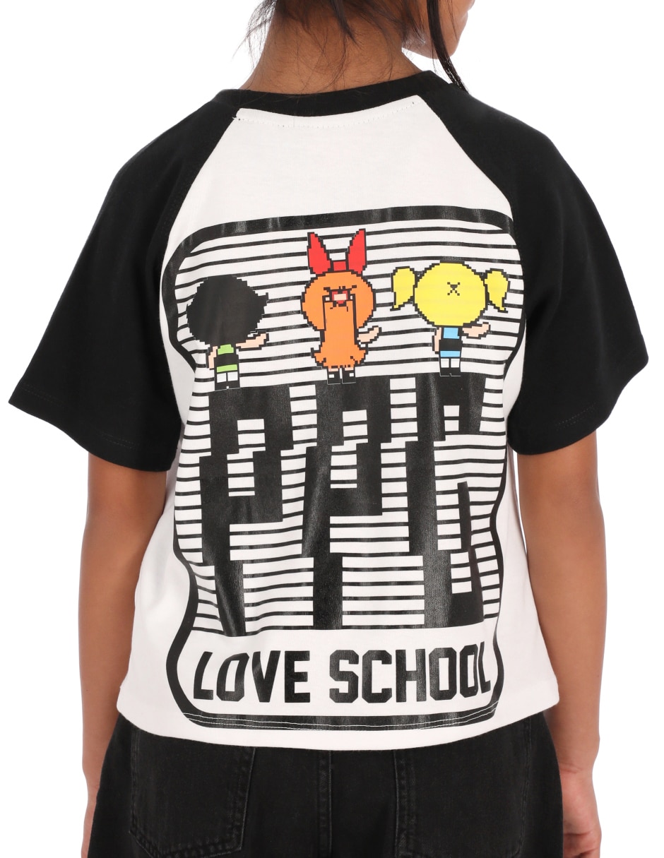 Playera las chicas superpoderosas niñas manga al codo para niña 2