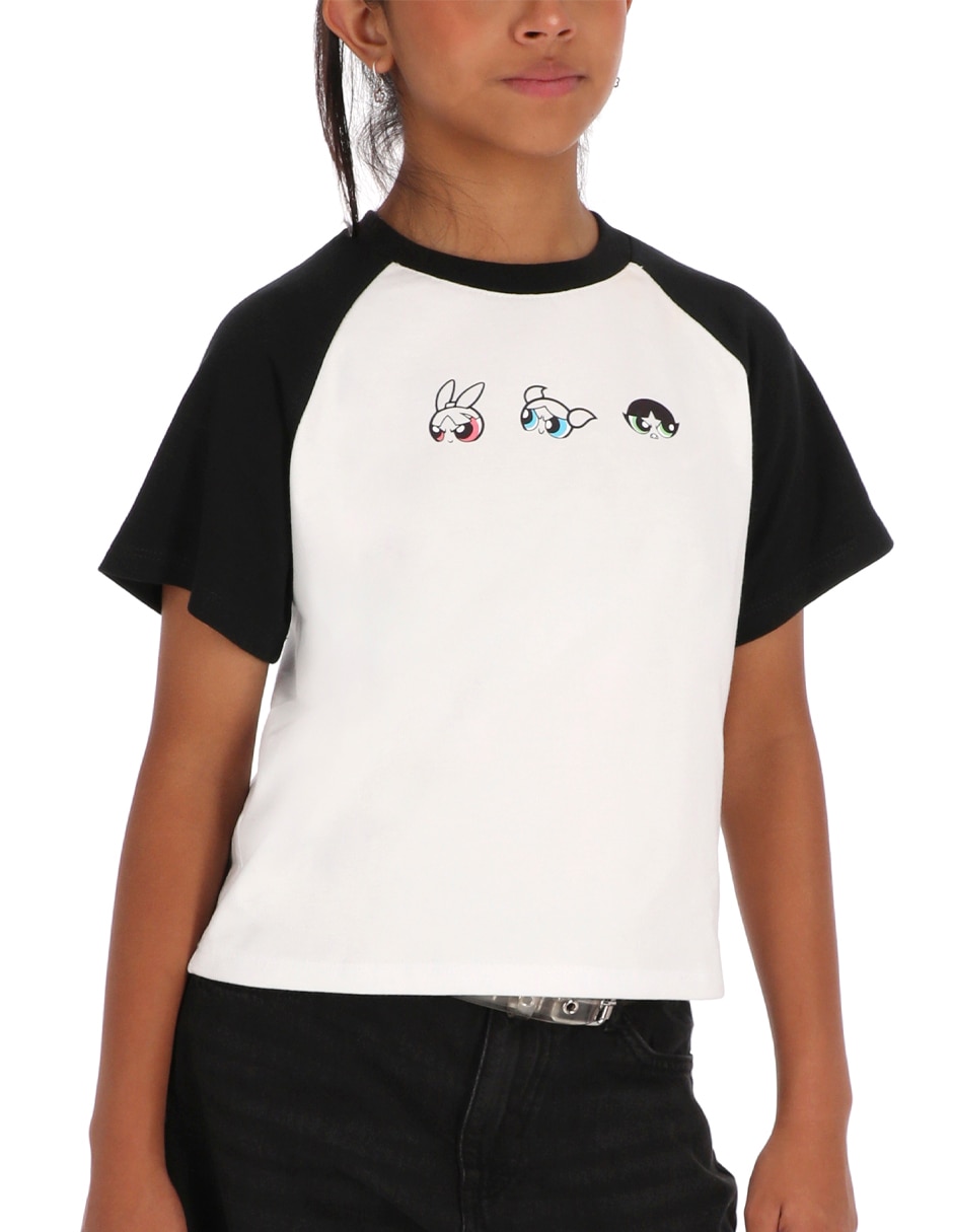 Playera las chicas superpoderosas niñas manga al codo para niña 4