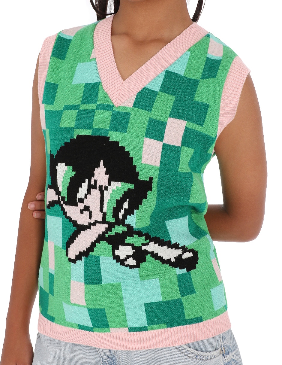Chaleco nimas bellota tejido 2