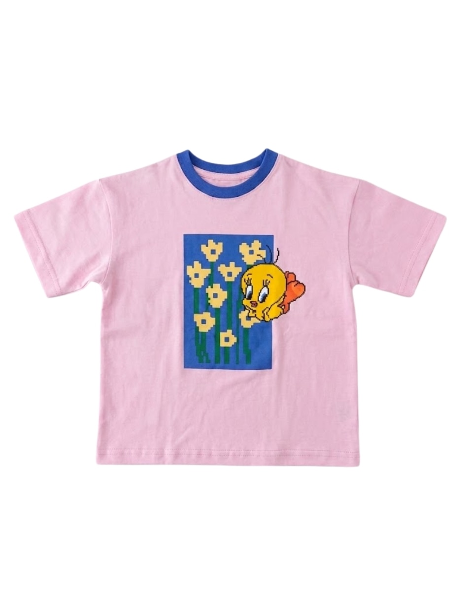 Playera manga al codo para niña Playera manga al codo para niña