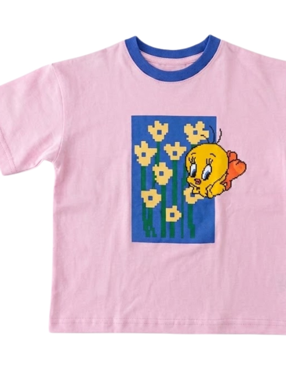 Playera manga al codo para niña 2