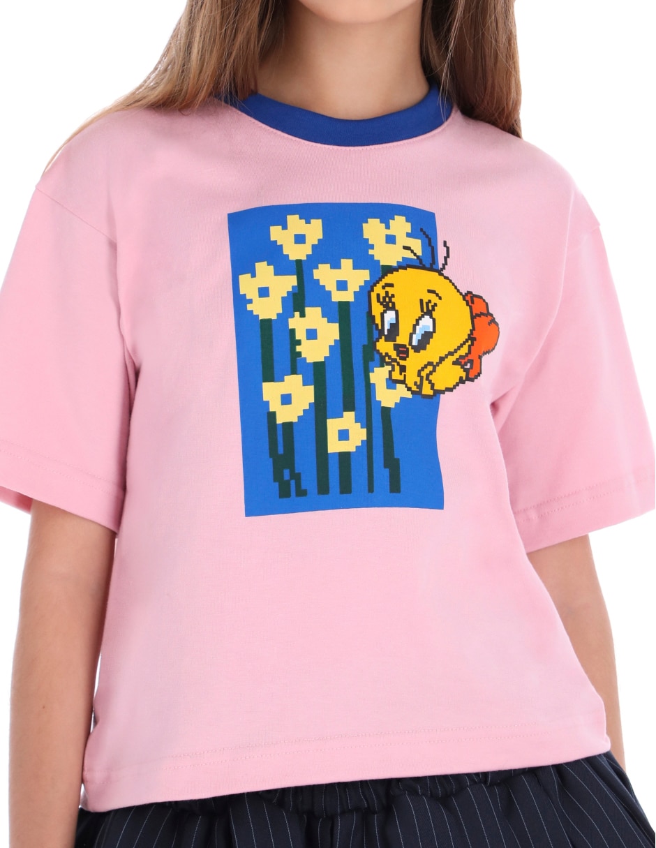 Set playera/Playera Piolín Niñas manga Al codo para Infantil / Niños grandes Niña 3