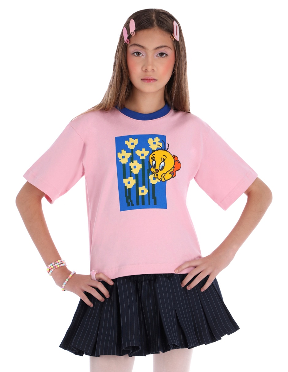 Set playera/Playera Piolín Niñas manga Al codo para Infantil / Niños grandes Niña 6
