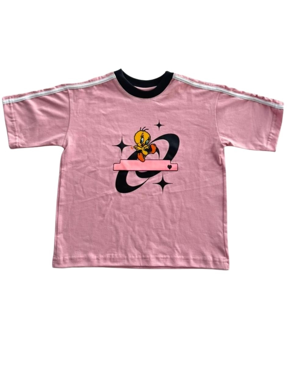 Playera Piolín manga al codo para niña Playera Piolín manga al codo para niña
