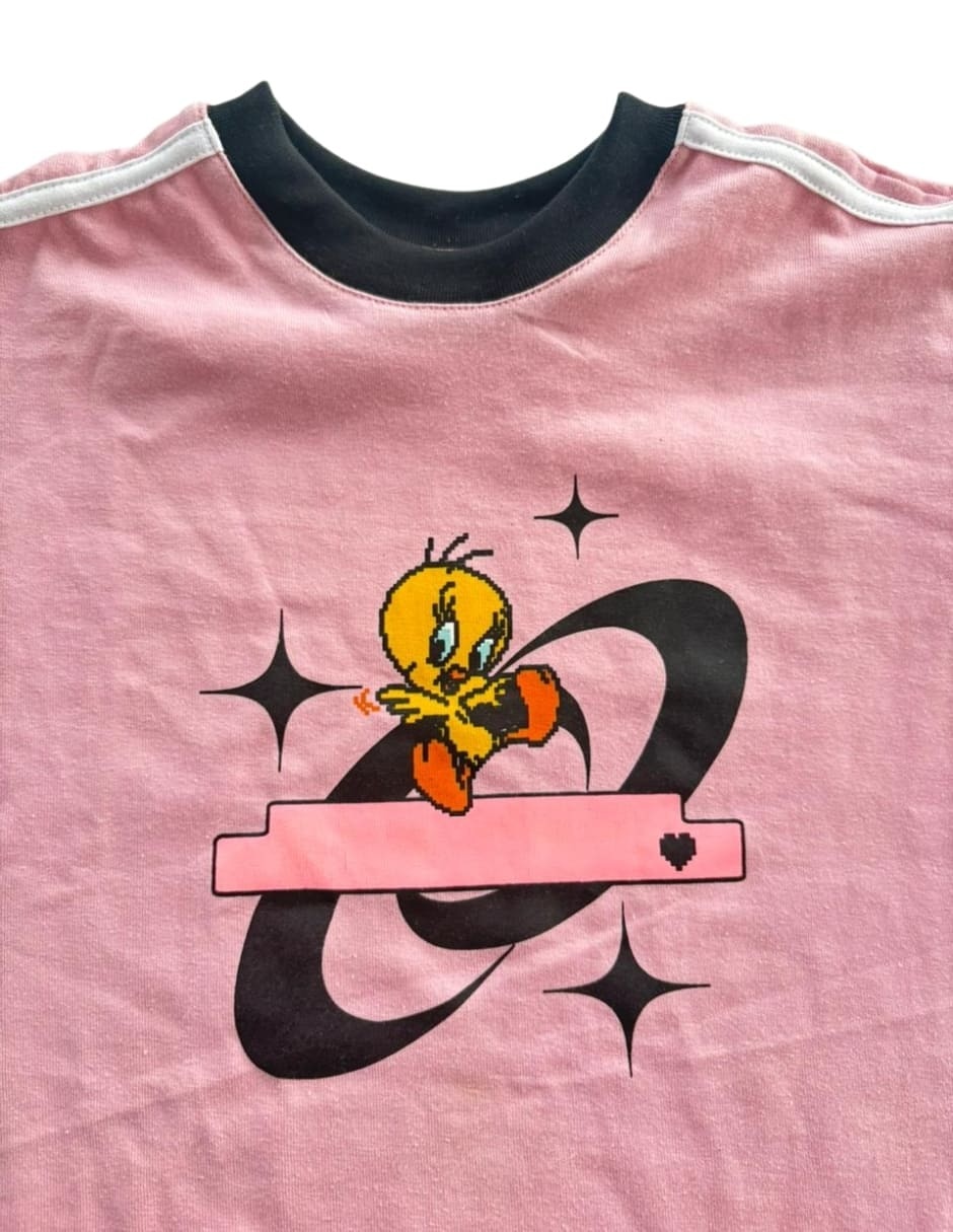 Playera Piolín manga al codo para niña 2