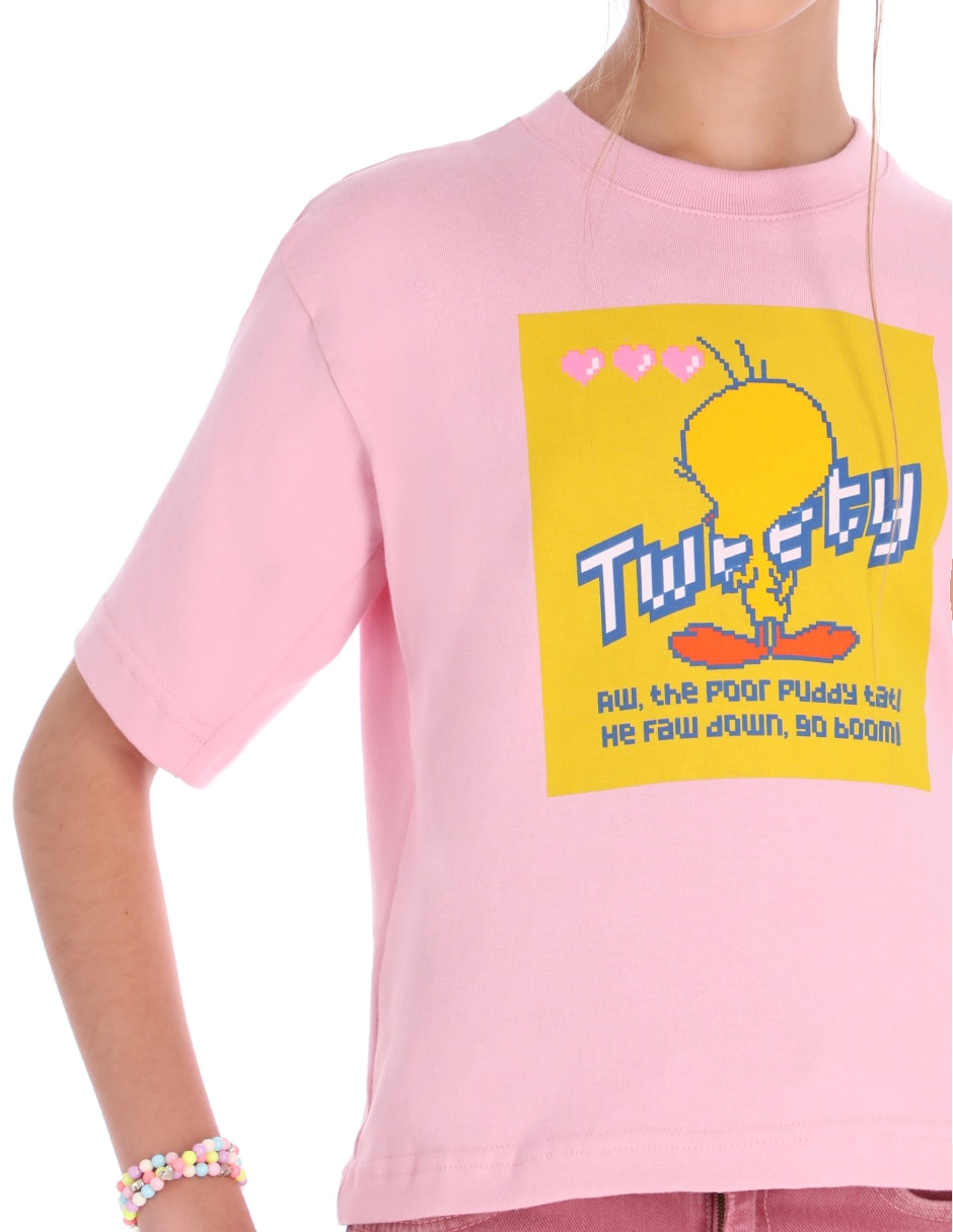 Set playera/Playera Piolín Niñas manga Al codo para Niños grandes Niña 3
