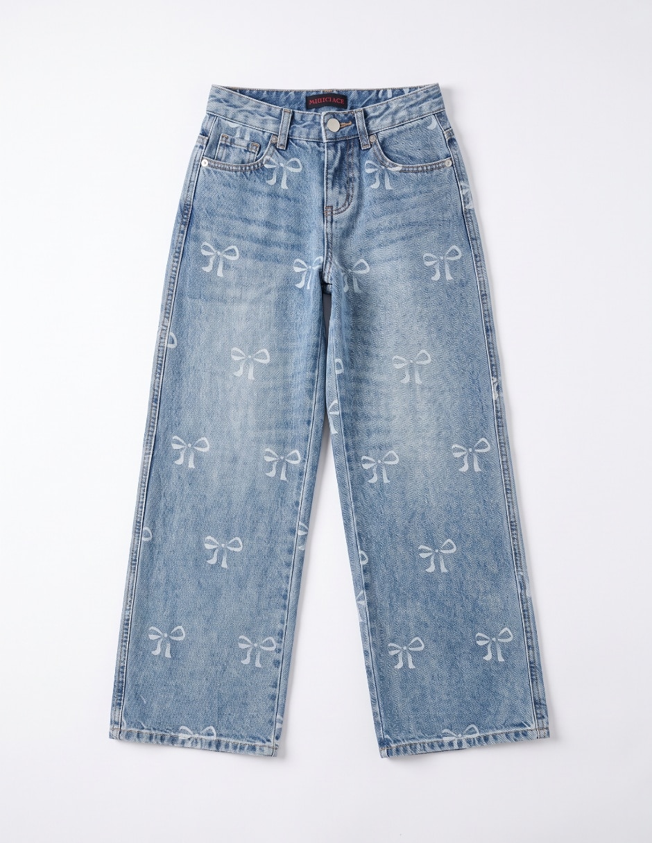 Jeans straight para niña