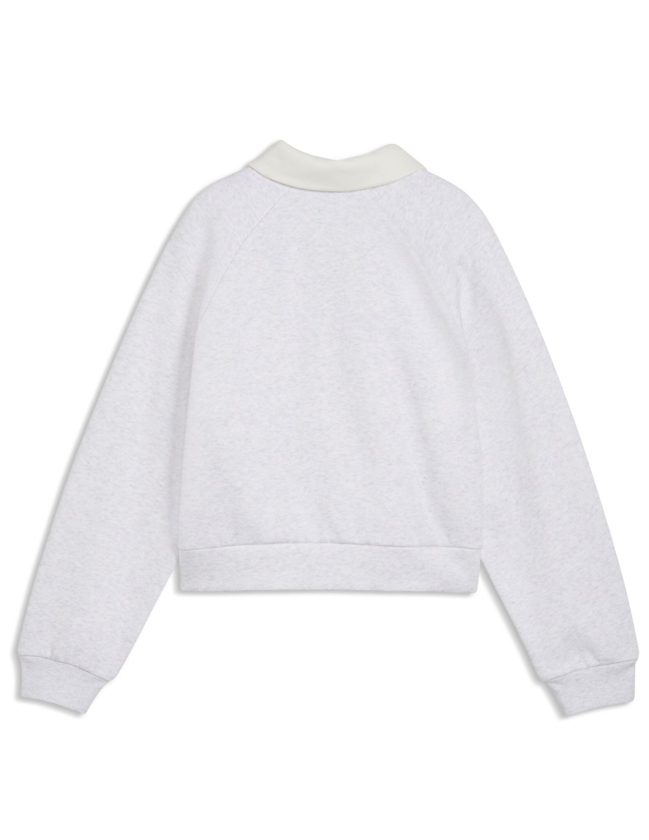 Playera tipo polo de algodón para niña 5