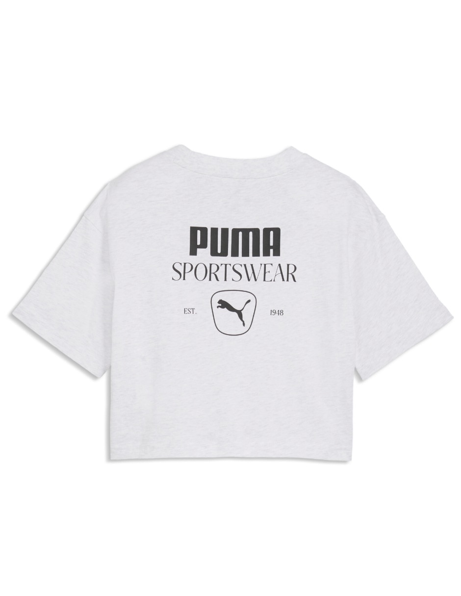 Playera Class Relaxed Short Lenght Graphic Tee G manga corta para niña 4