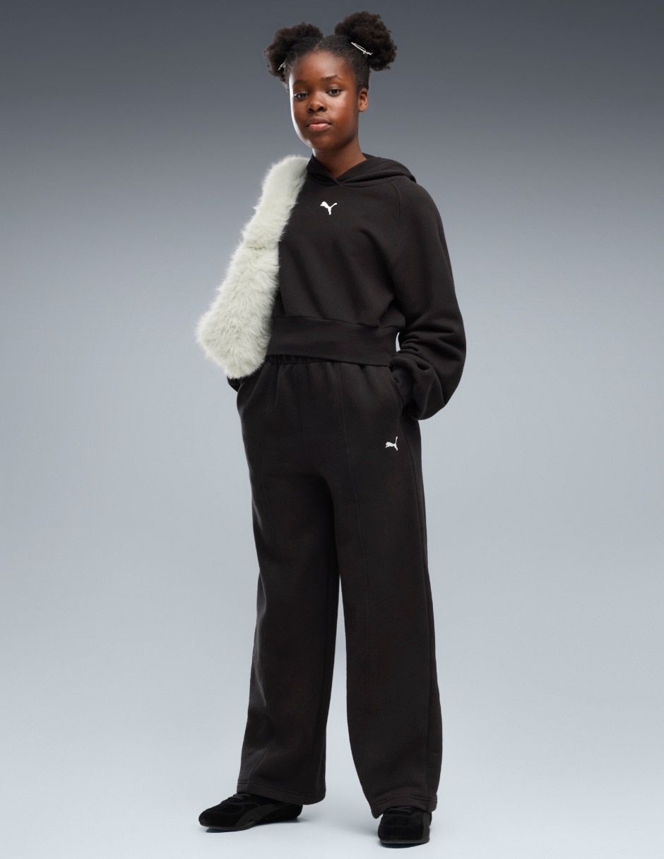 Pants ESS Relaxed Slouchy Pintuck Pants TR G para niña 4