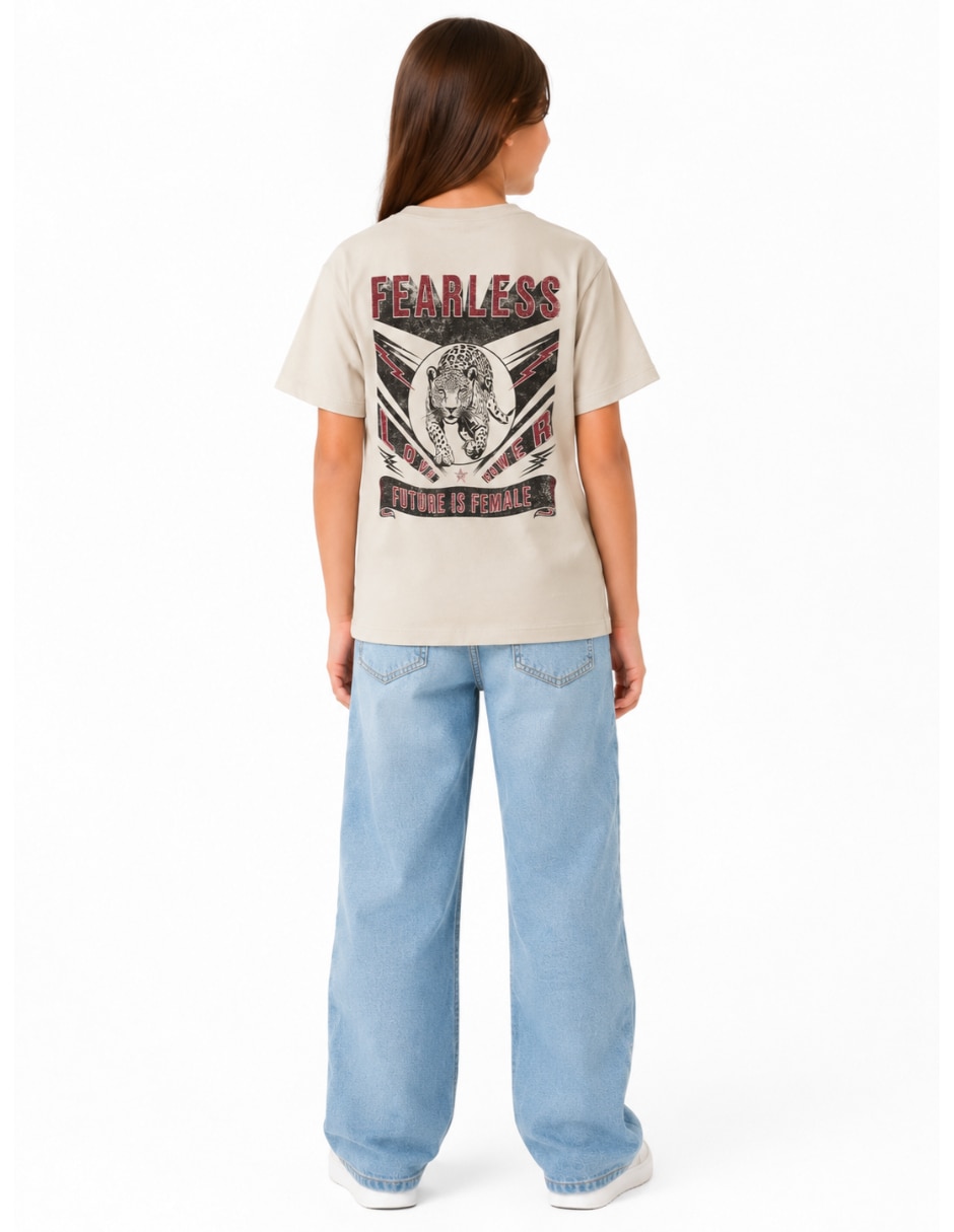 Playera manga corta para niña 4