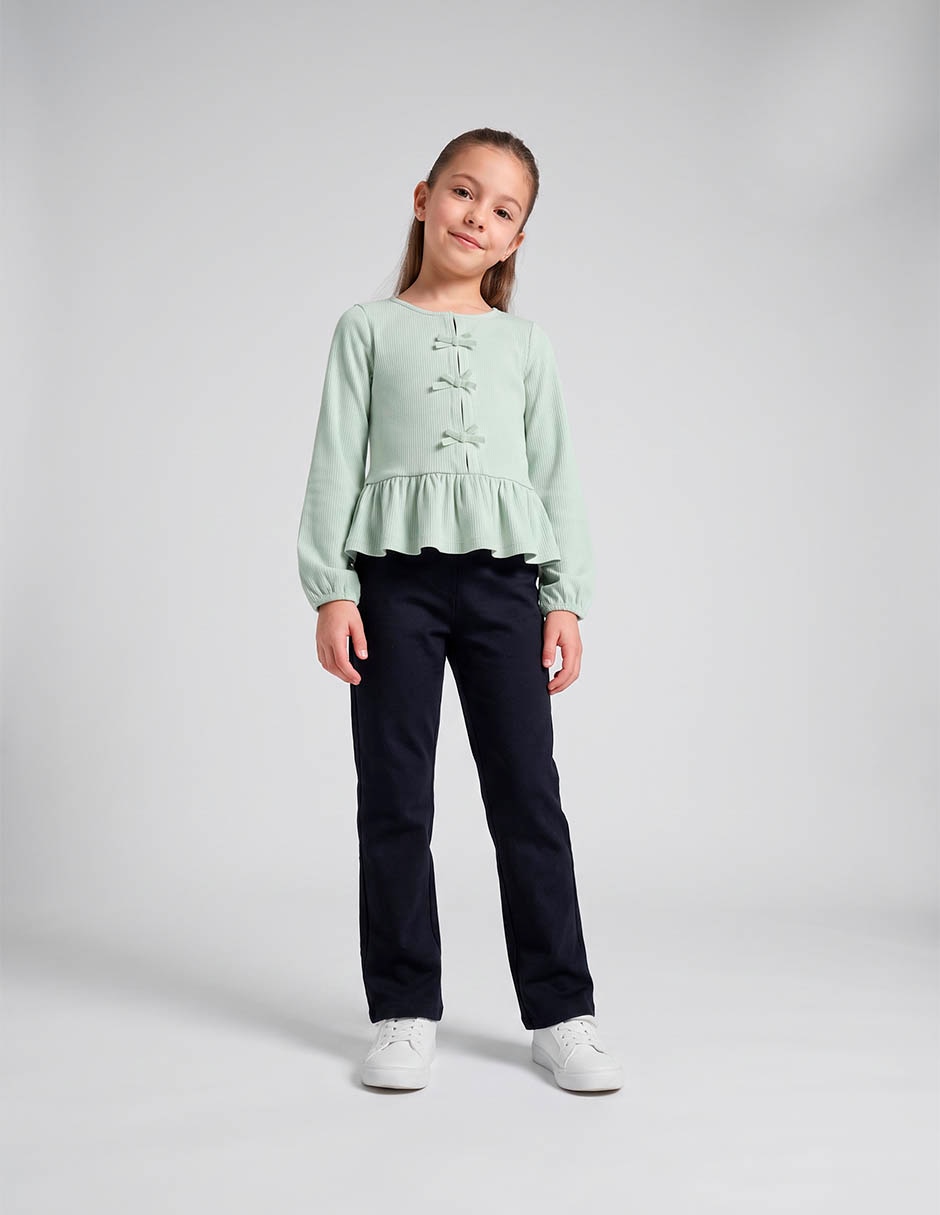 Playera manga larga para niña 4