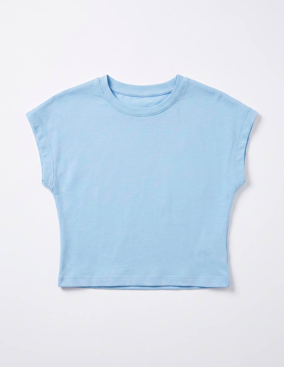 Playera manga corta para niña