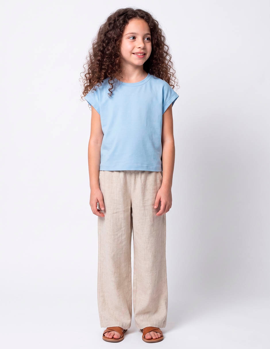 Playera manga corta para niña 4