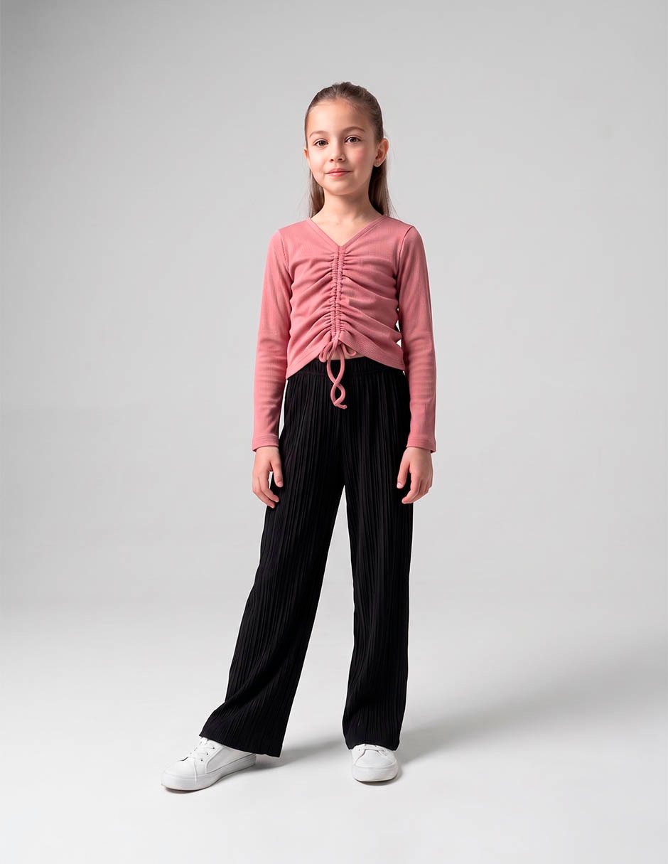 Playera manga larga para niña 4