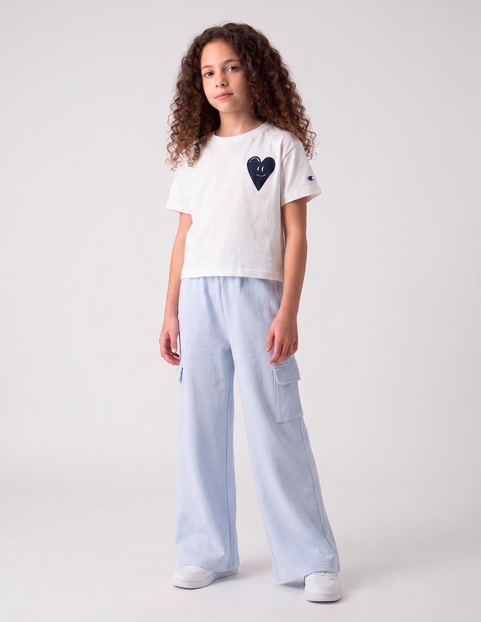 Playera manga corta para niña