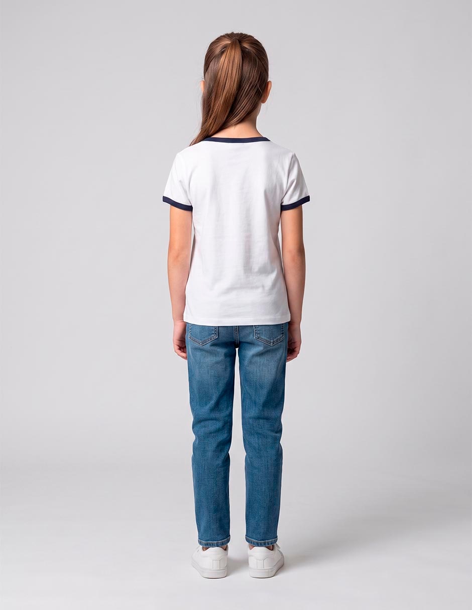 Playera manga corta para niña 5