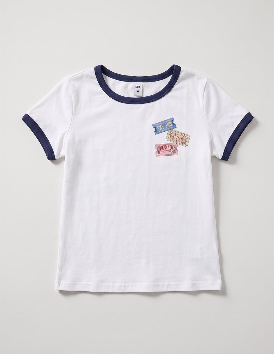 Playera manga corta para niña 4
