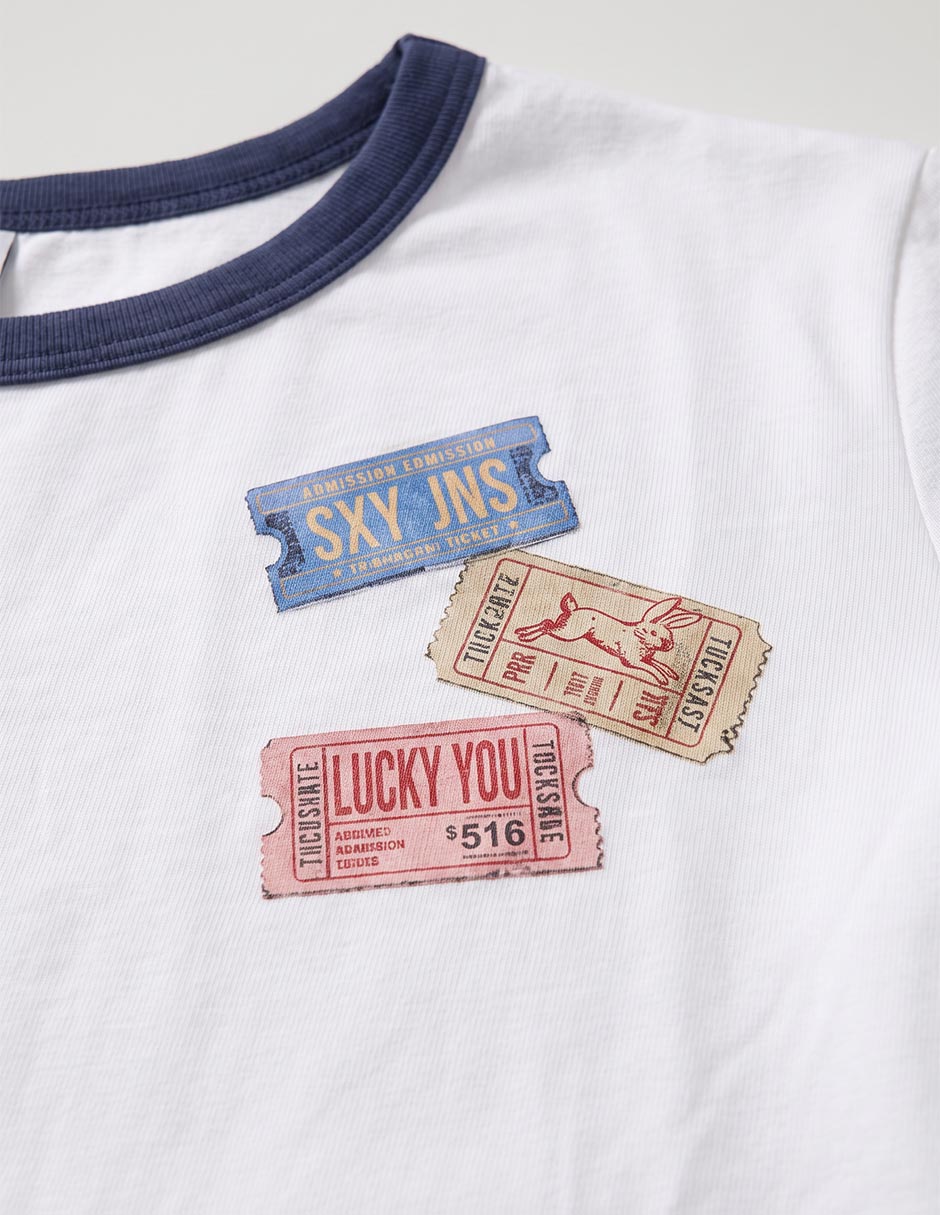 Playera manga corta para niña 2