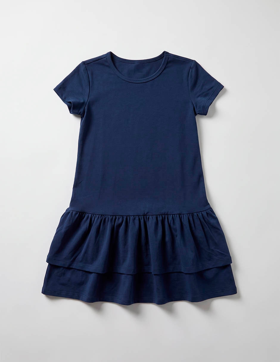 Vestido manga corta para niña Vestido manga corta para niña