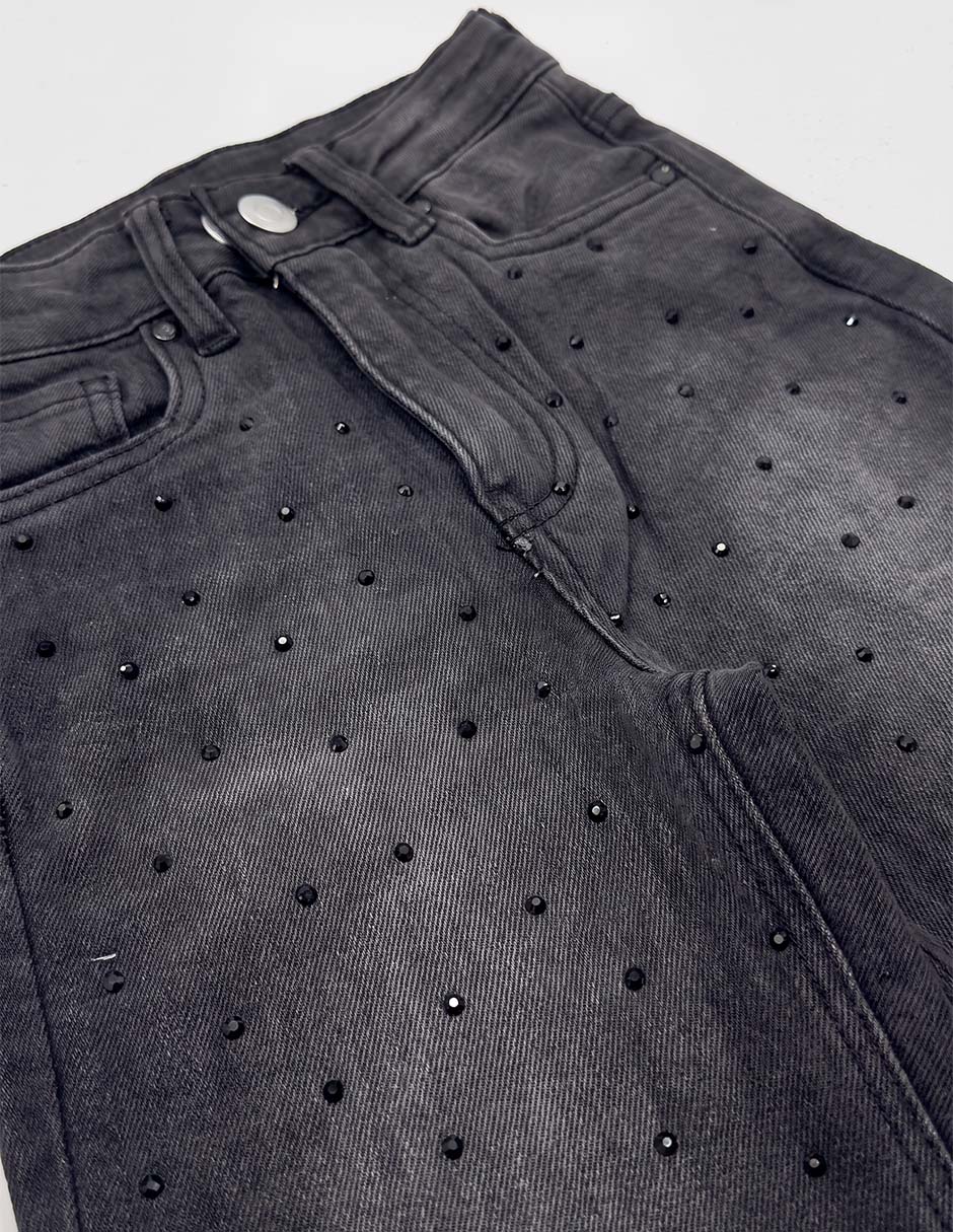 Jeans lavado obscuro para niña