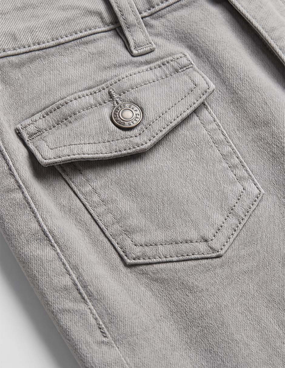 Jeans flare campana lavado claro para niña