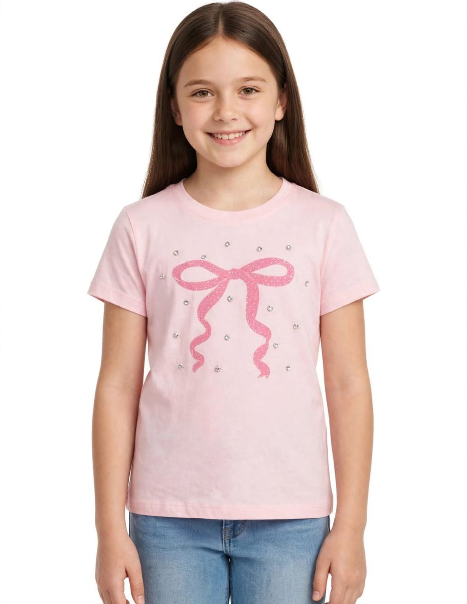 Playera playeras manga corta para niña Playera playeras manga corta para niña