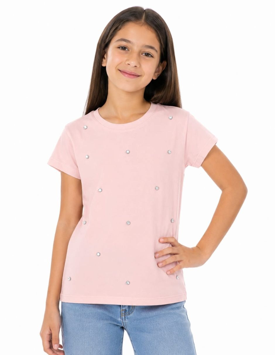 Playera playeras manga corta para niña