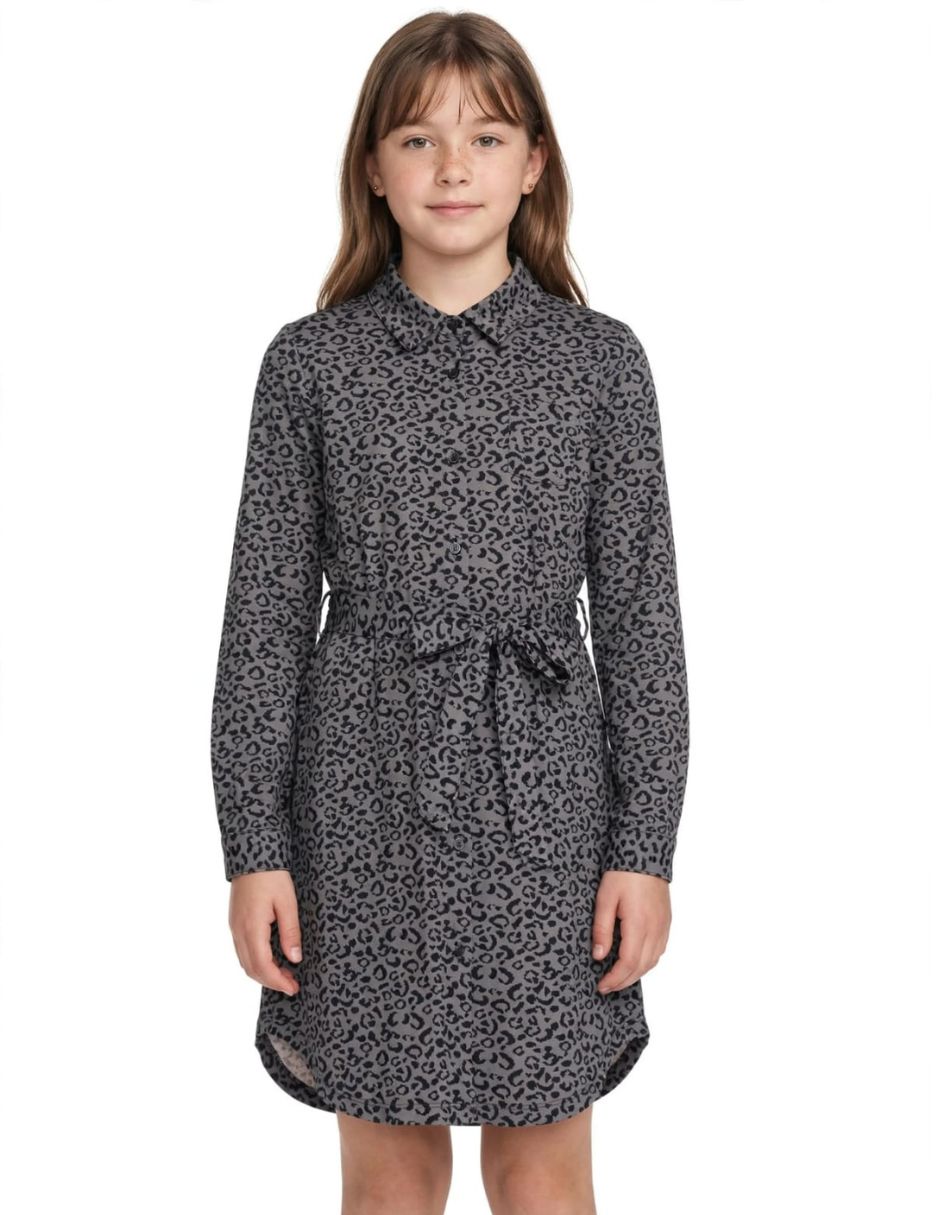 Vestido manga larga para niña Vestido manga larga para niña