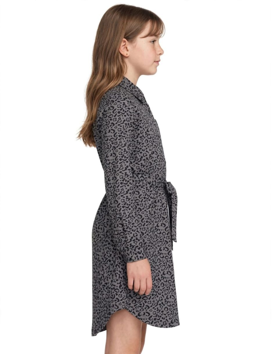 Vestido manga larga para niña 4