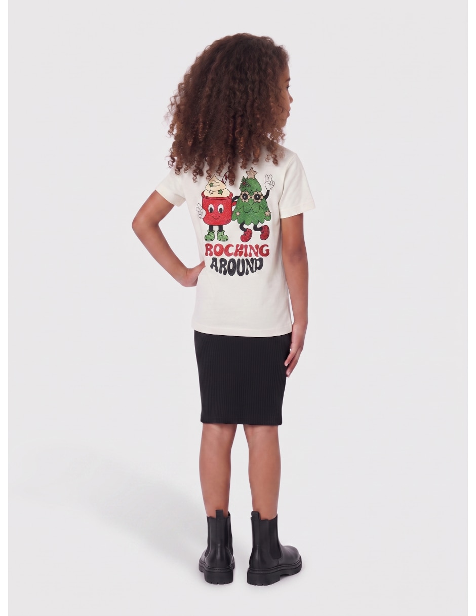 Playera manga corta para niña 5