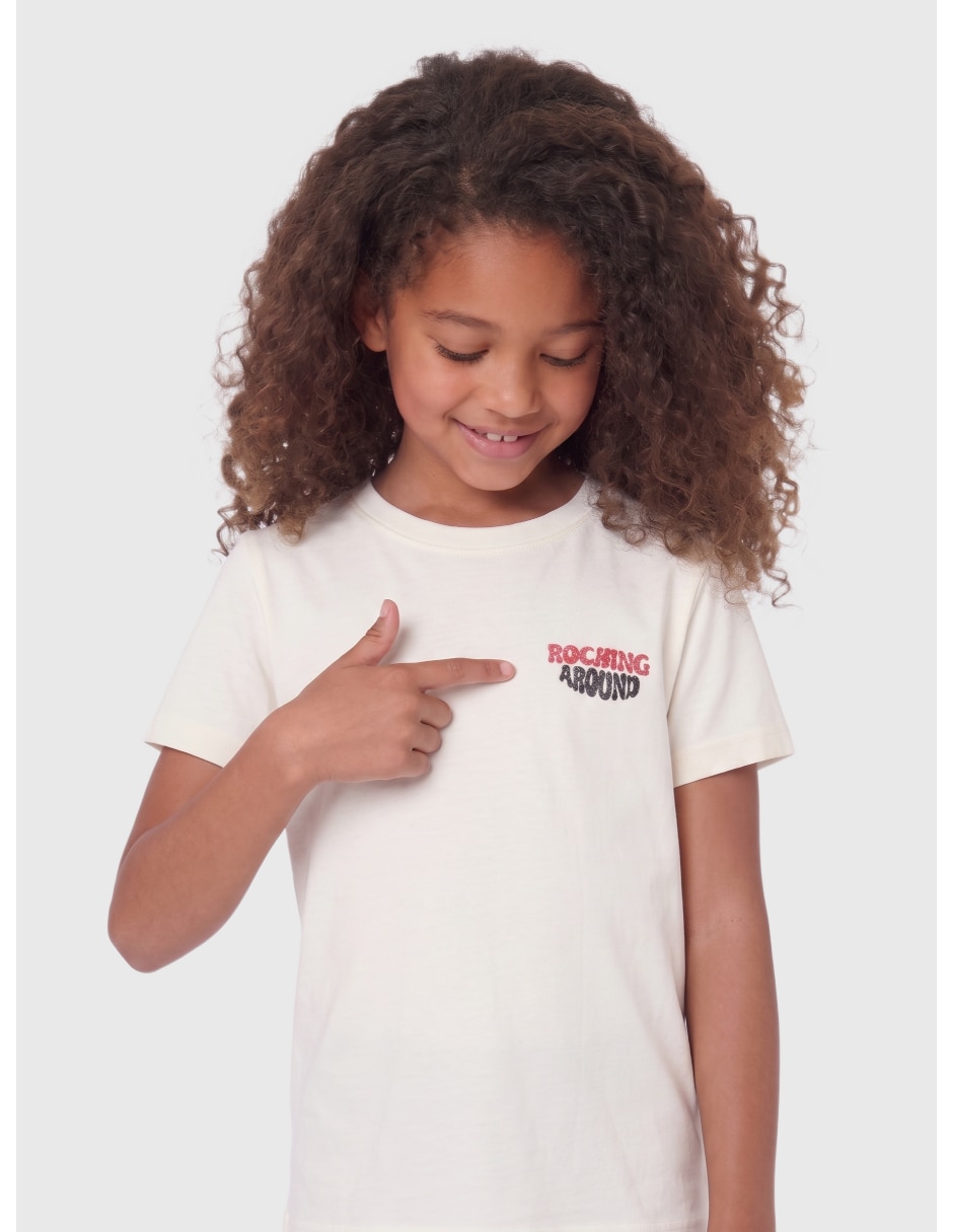 Playera manga corta para niña 3