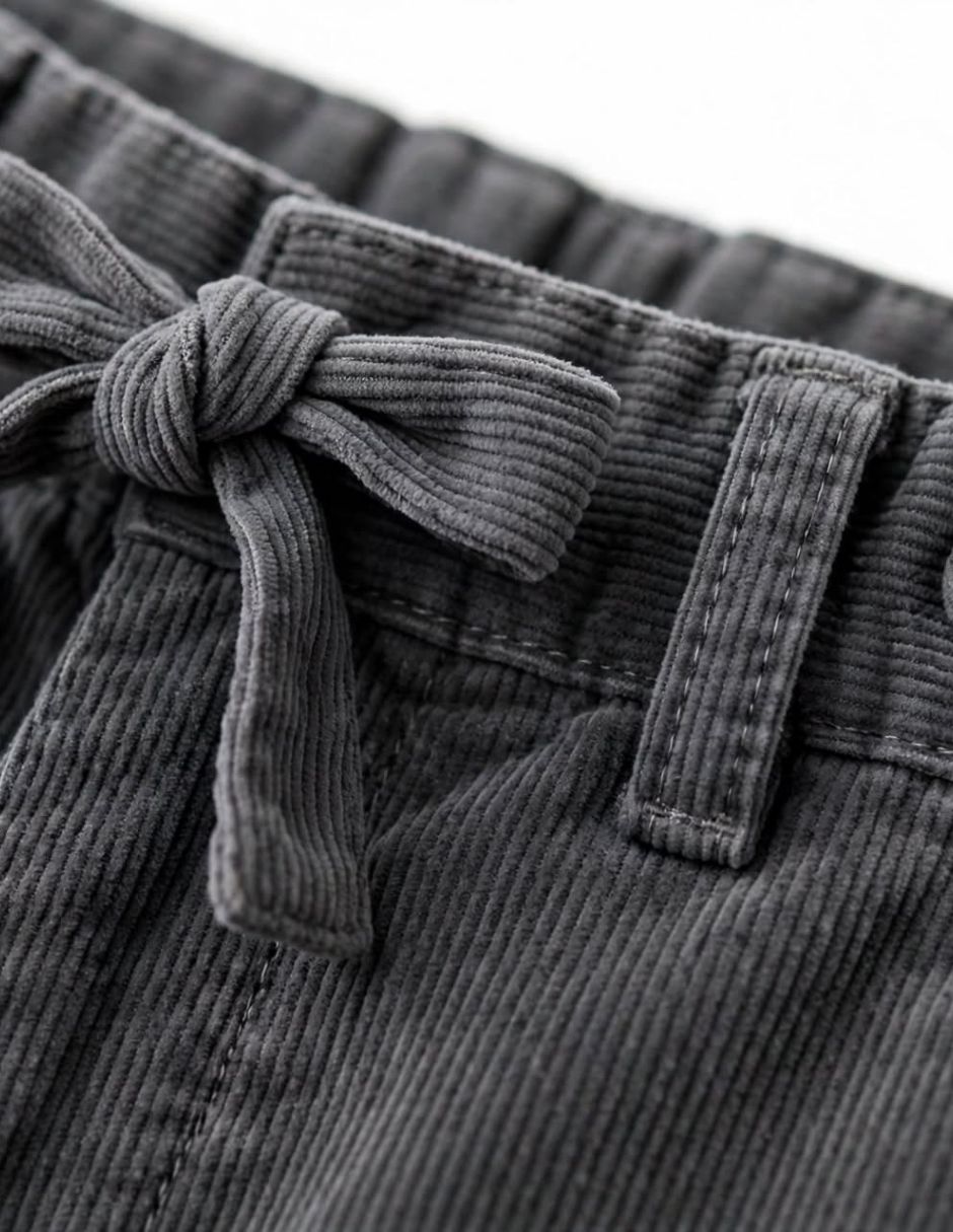 Jeans amplio lavado obscuro para niña 4