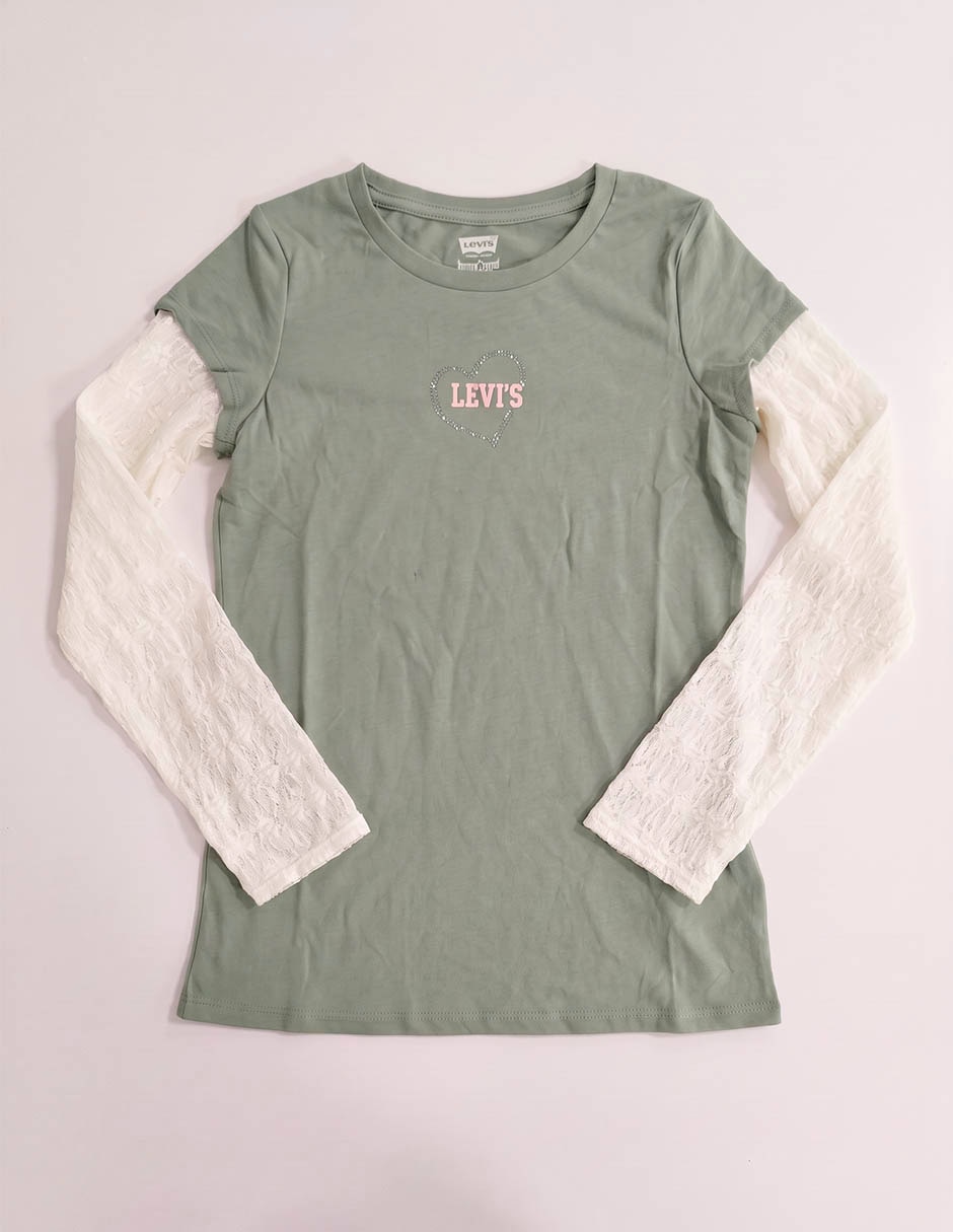Playera manga larga para niña 3