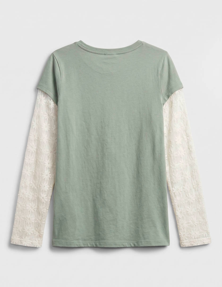 Playera manga larga para niña 4