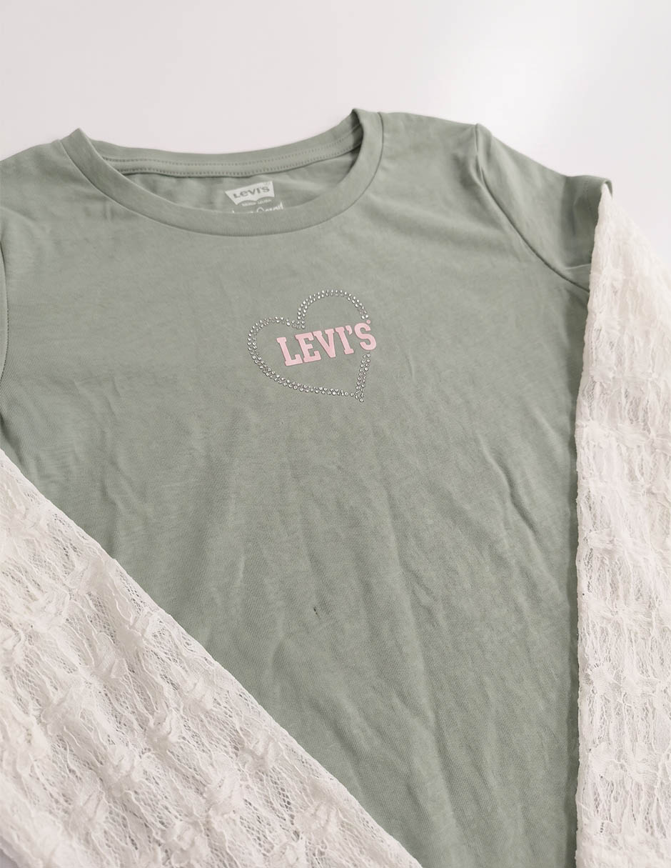 Playera manga larga para niña 5
