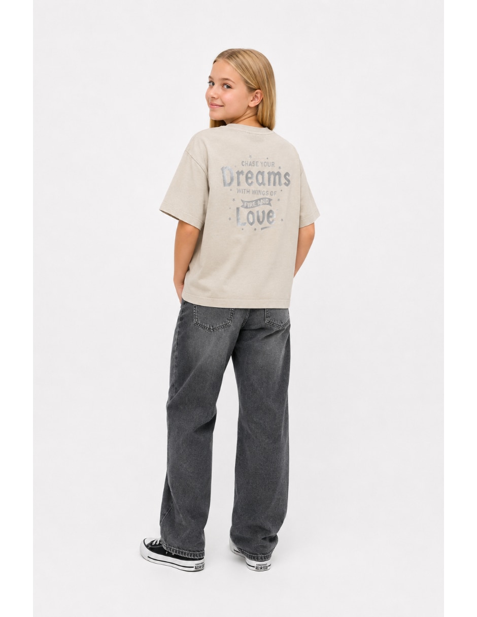 Playera manga corta para niña 4