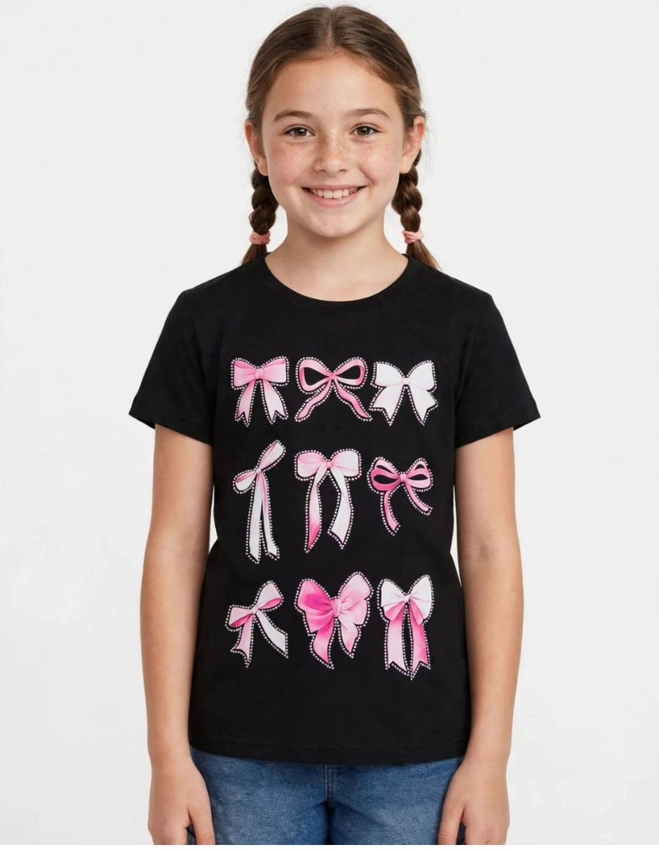 Playera manga corta para niña Playera manga corta para niña