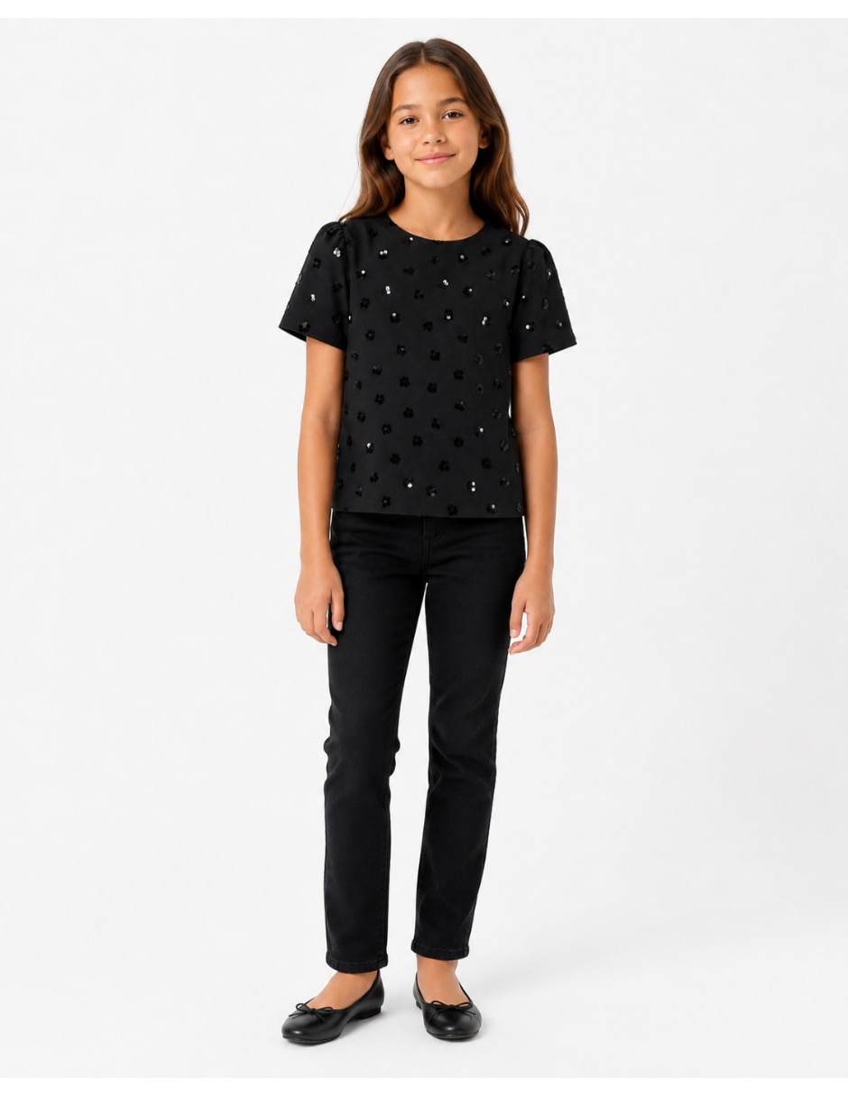 Playera manga corta para niña 2