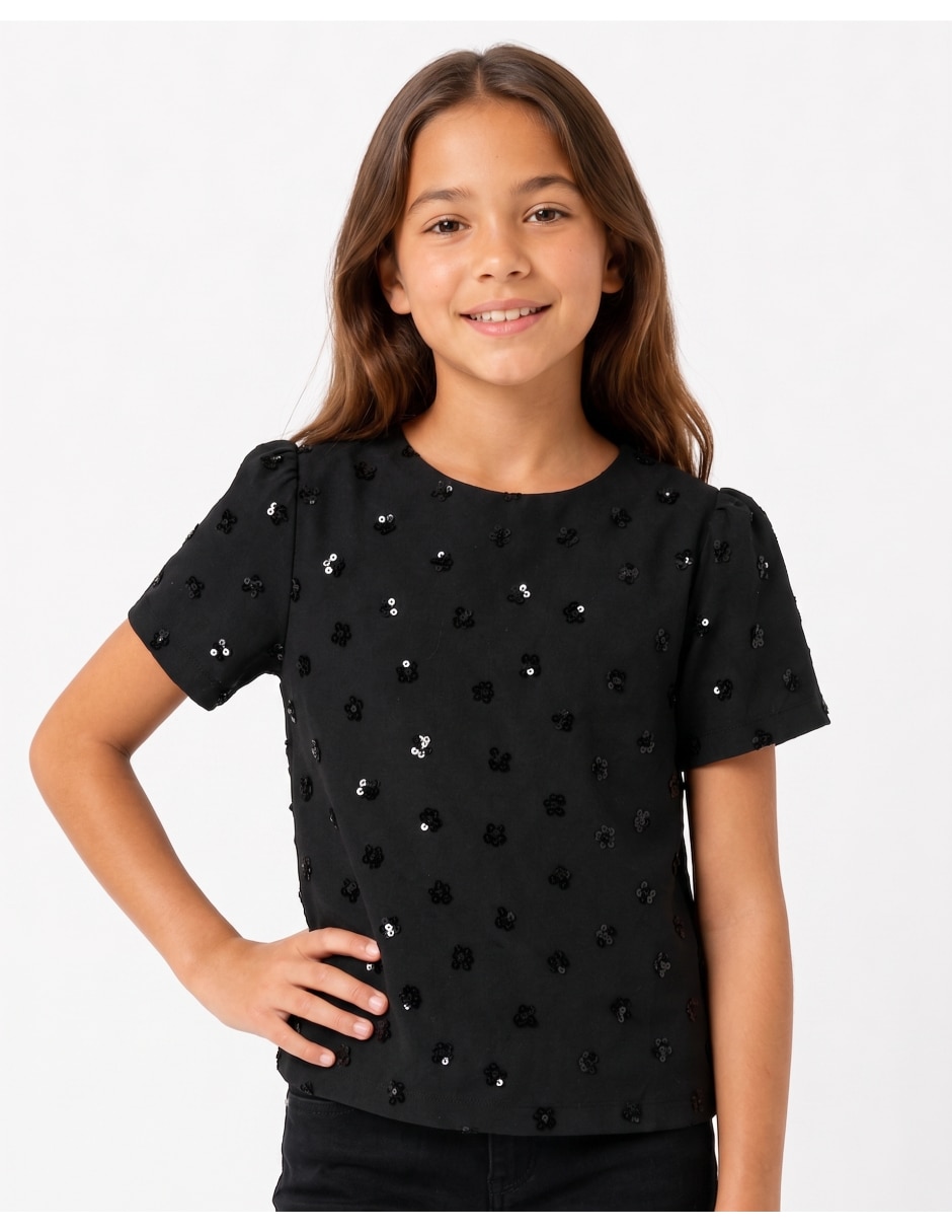 Playera manga corta para niña 3