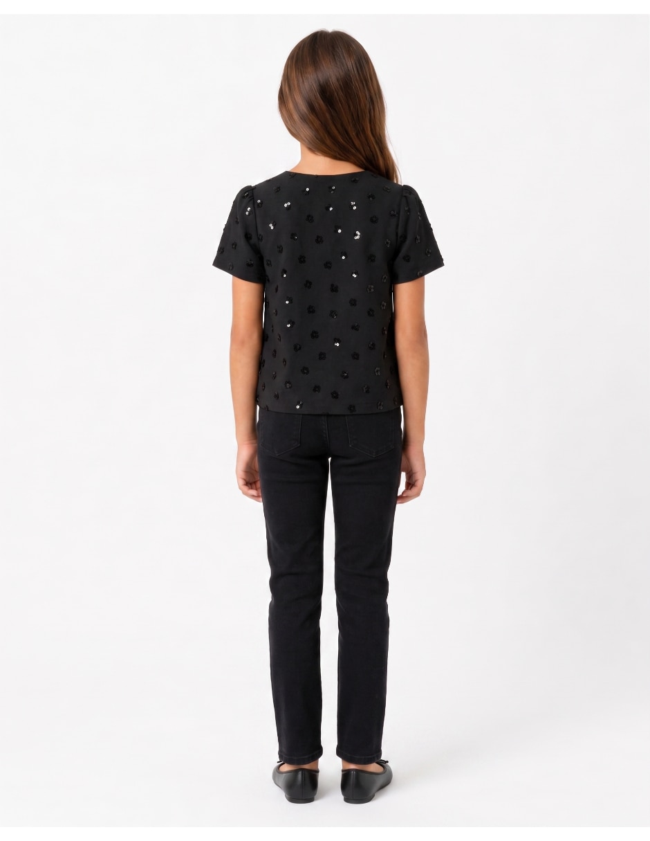 Playera manga corta para niña 4