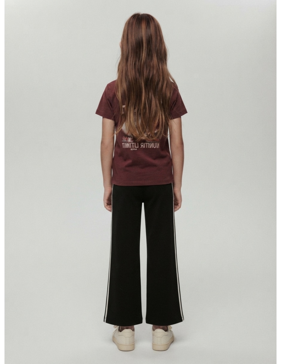 Pantalón flare para niña 4