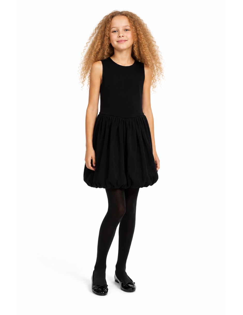 Vestido manga corta para niña 2