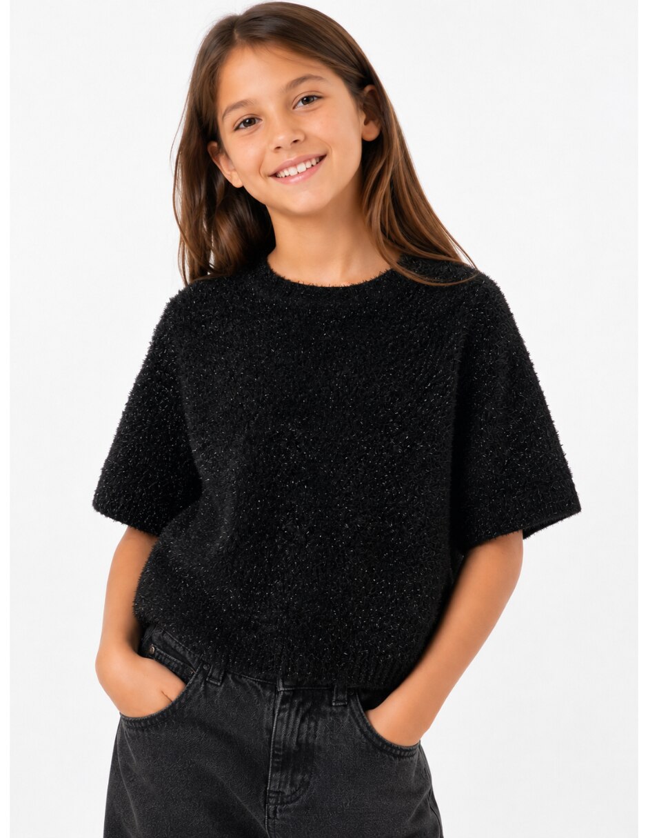 Suéter liso para niña 3