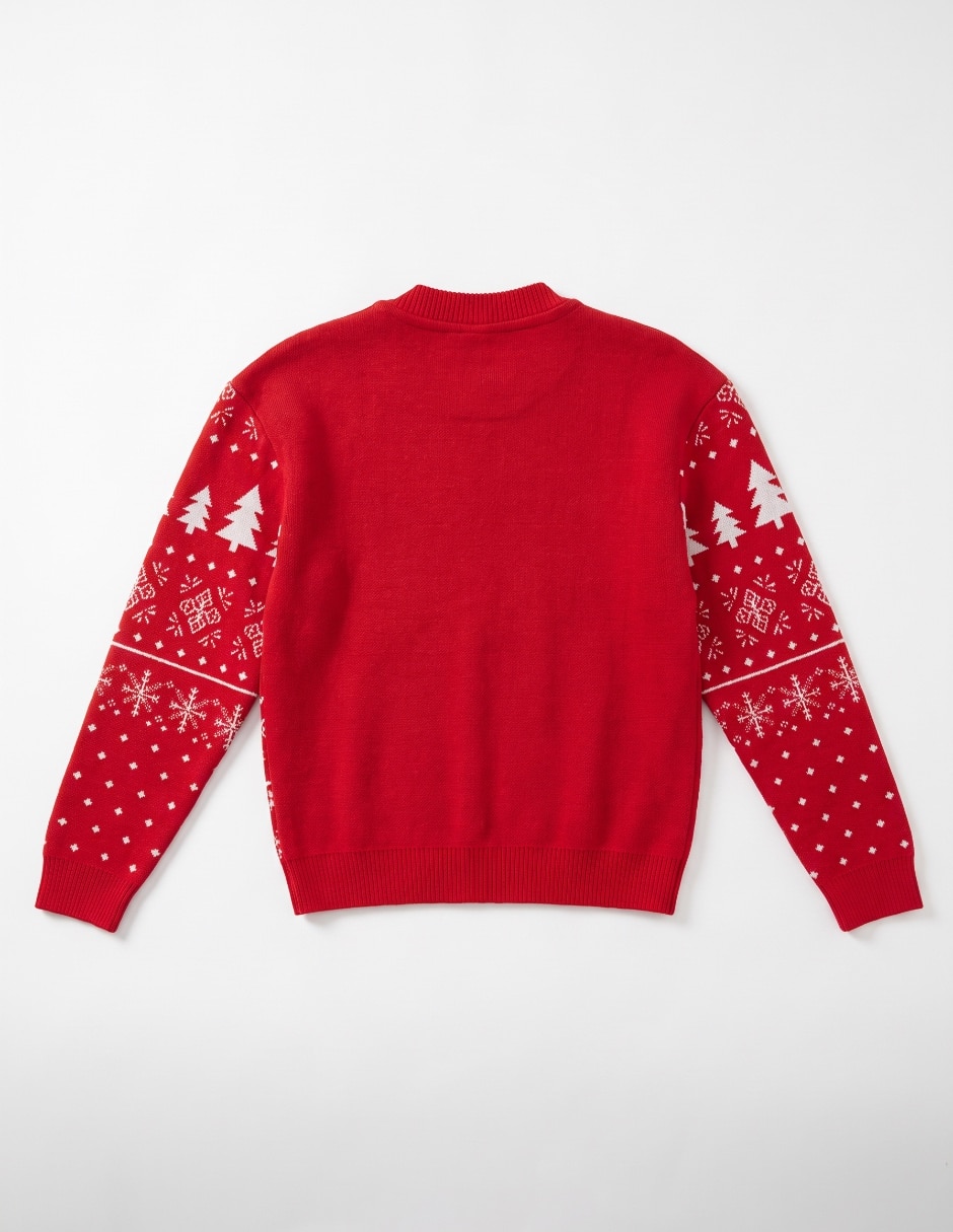 Sueter tejido Grinch para niña 4